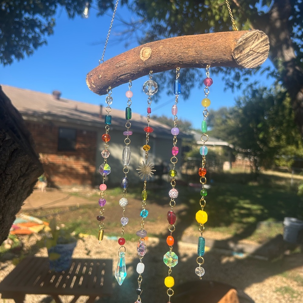 Colorful Beaded Sun Catcher